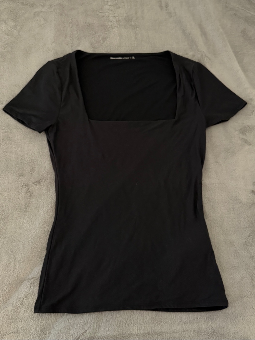 Abercrombie Classic Black Square-Neck Women's Top - S